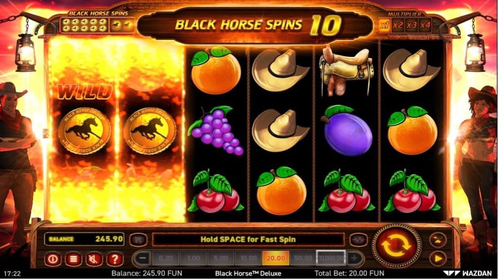 Žaiskite nemokamai Black Horse Deluxe