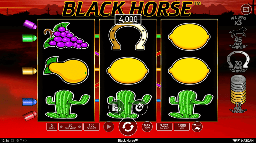 Žaiskite nemokamai Black Horse