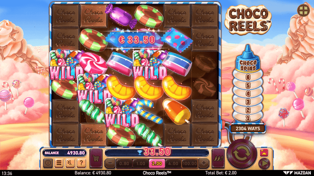Žaiskite nemokamai Choco Reels