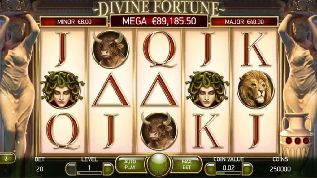 Žaiskite nemokamai Divine Fortune
