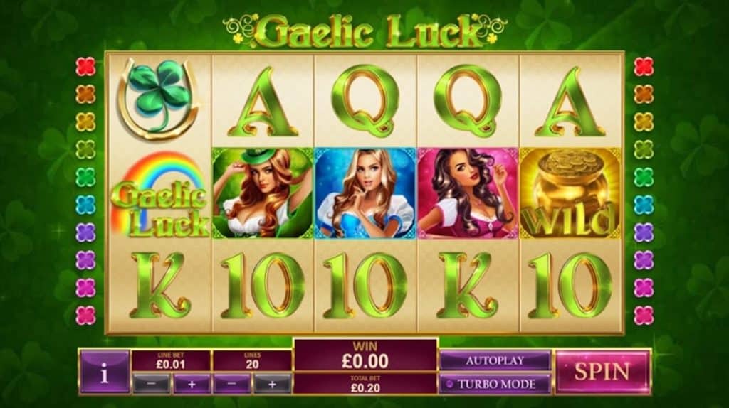 Žaiskite nemokamai Gaelic Luck