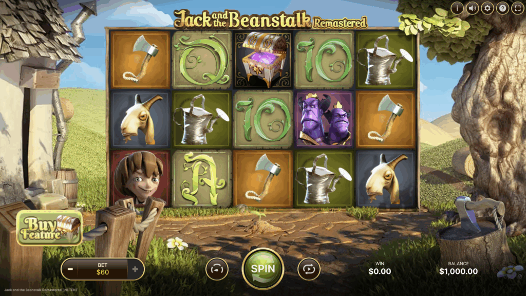 Žaiskite nemokamai Jack and the Beanstalk