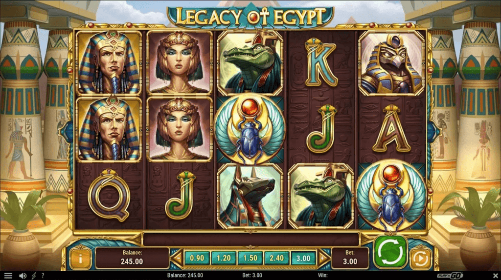 Žaiskite nemokamai Legacy of Egypt