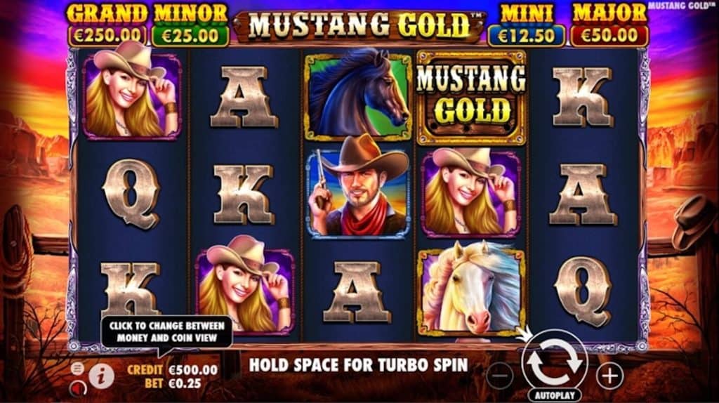Žaiskite nemokamai Mustang Gold