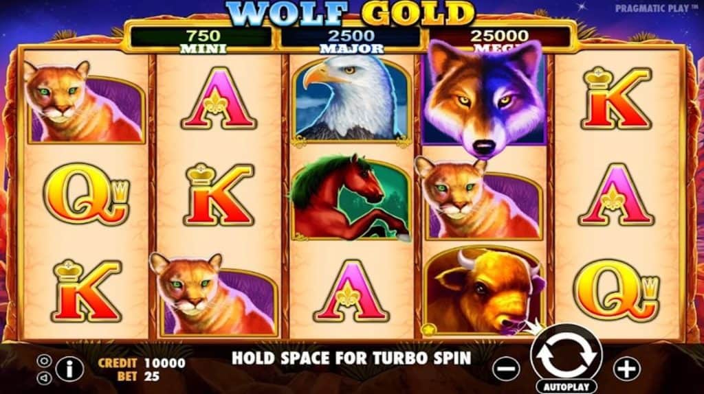 Žaiskite nemokamai Wolf Gold