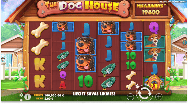 Žaiskite nemokamai Dog House Megaways