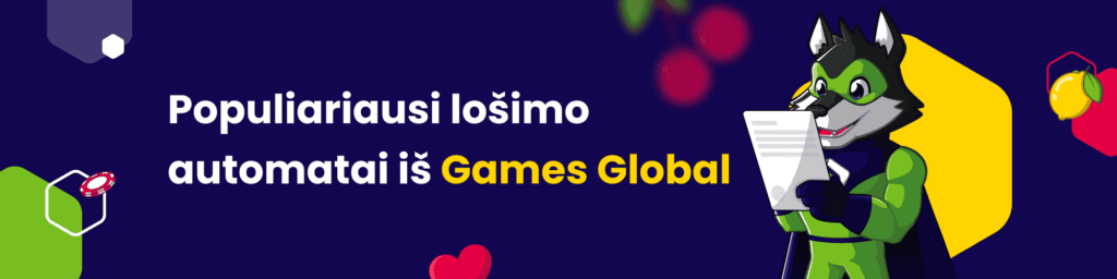 Populiariausi lošimo automatai iš Games Global