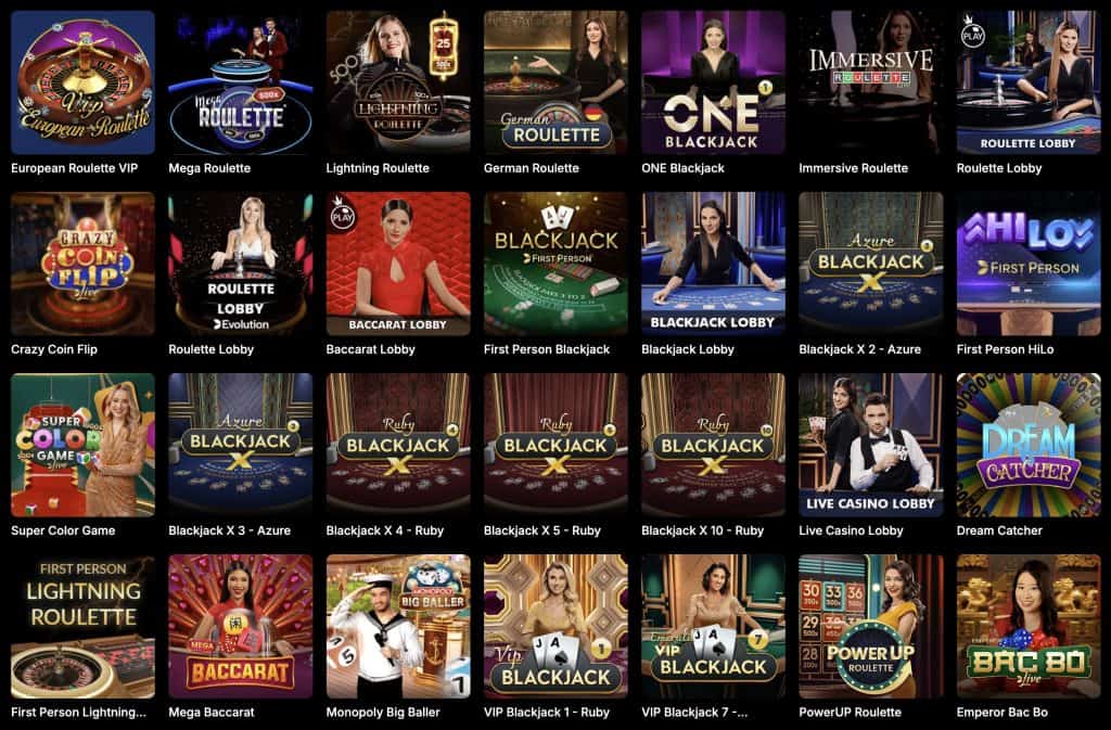 FieryPlay Casino - Live kazino žaidimai