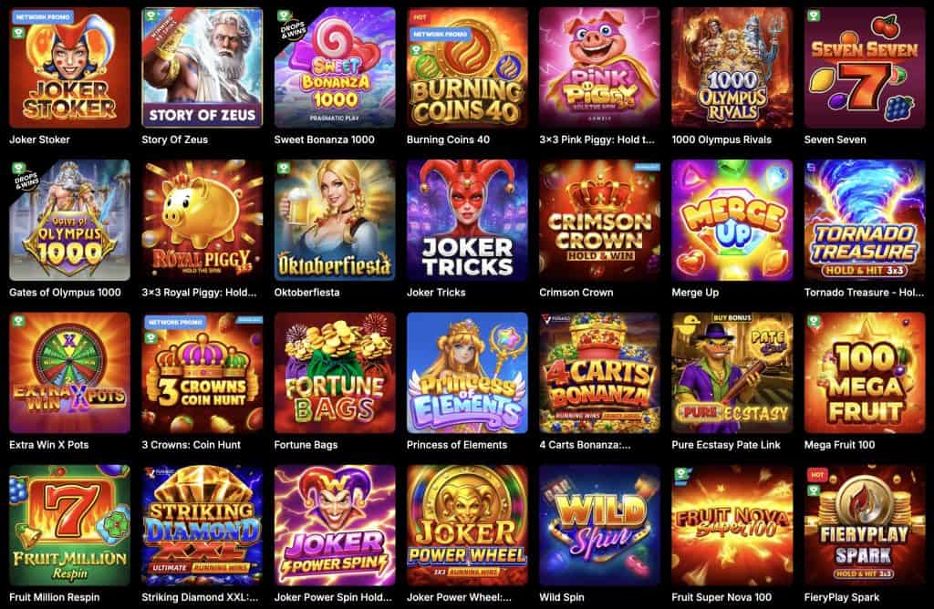 FieryPlay Casino - Lošimo automatai