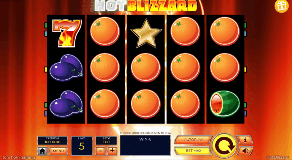 Žaiskite nemokamai Hot Blizzard
