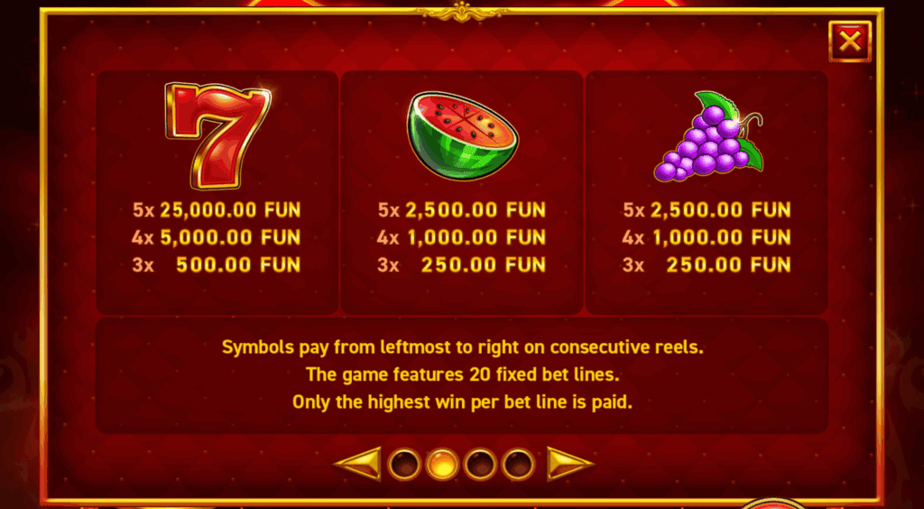 Hot Slot 777 Crown - žaidimo taisyklės