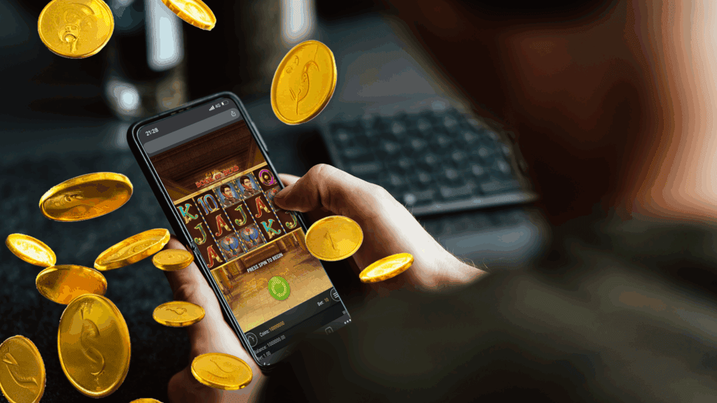 Naudokitės Autoplay ir Gamble funkcijomis