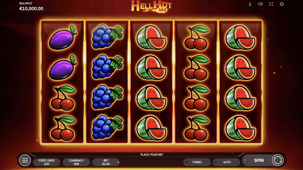 Žaiskite nemokamai Hell Hot 100