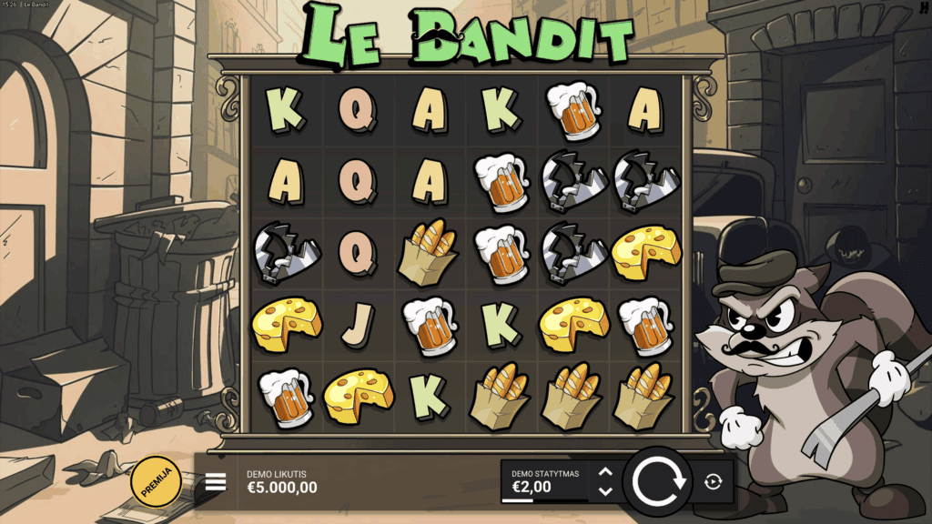 Žaiskite nemokamai Le Bandit