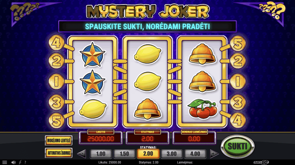 Žaiskite nemokamai Mystery Joker