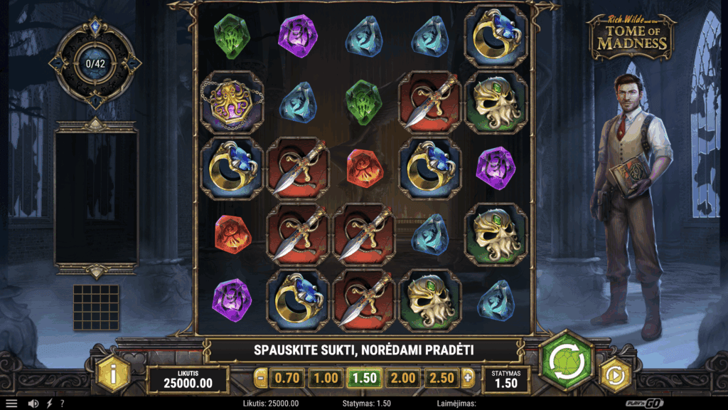 Žaiskite nemokamai Tome of Madness