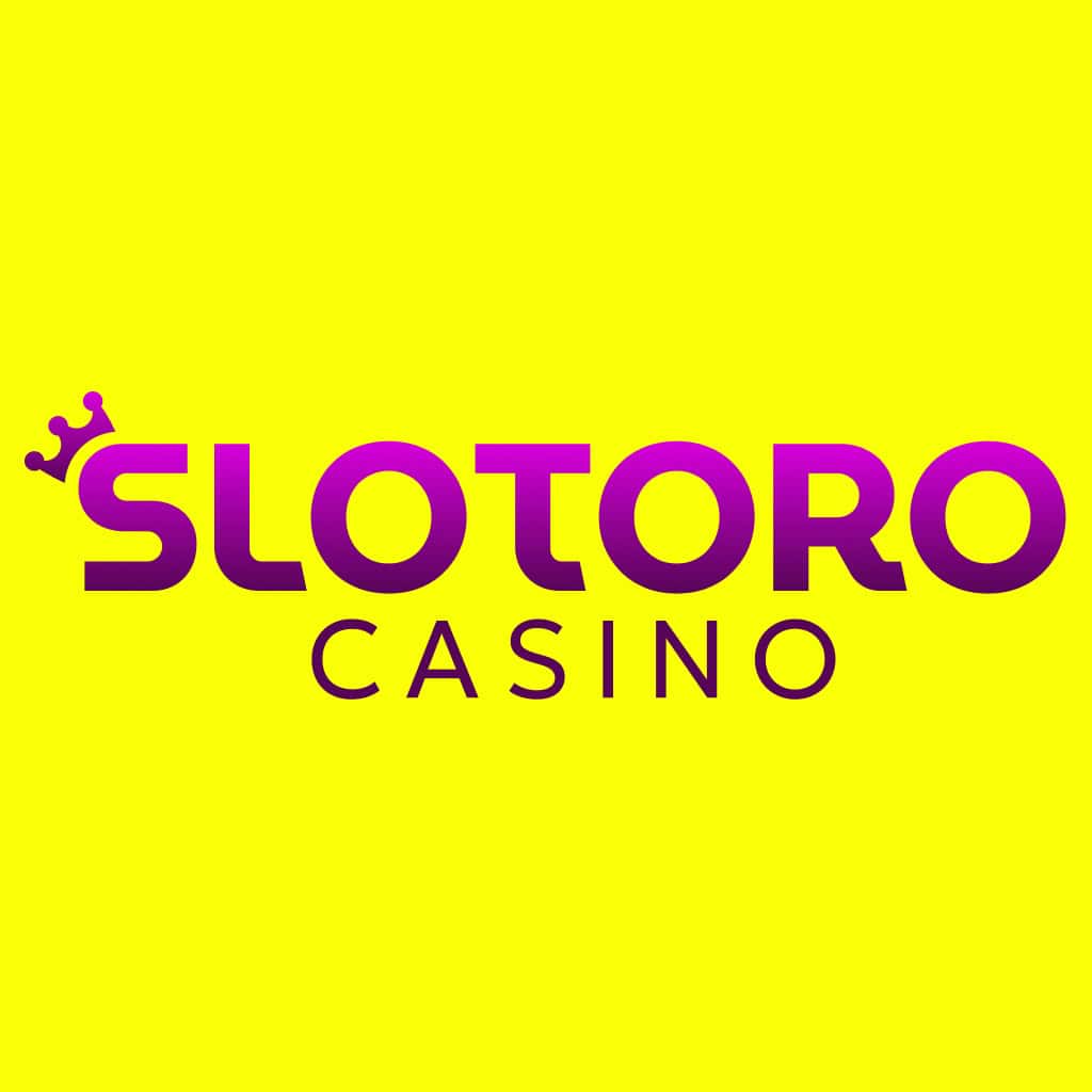 Logo eines Online-Casinos mit Spielsymbolen