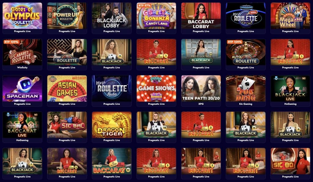 Spinko Casino - Live kazino