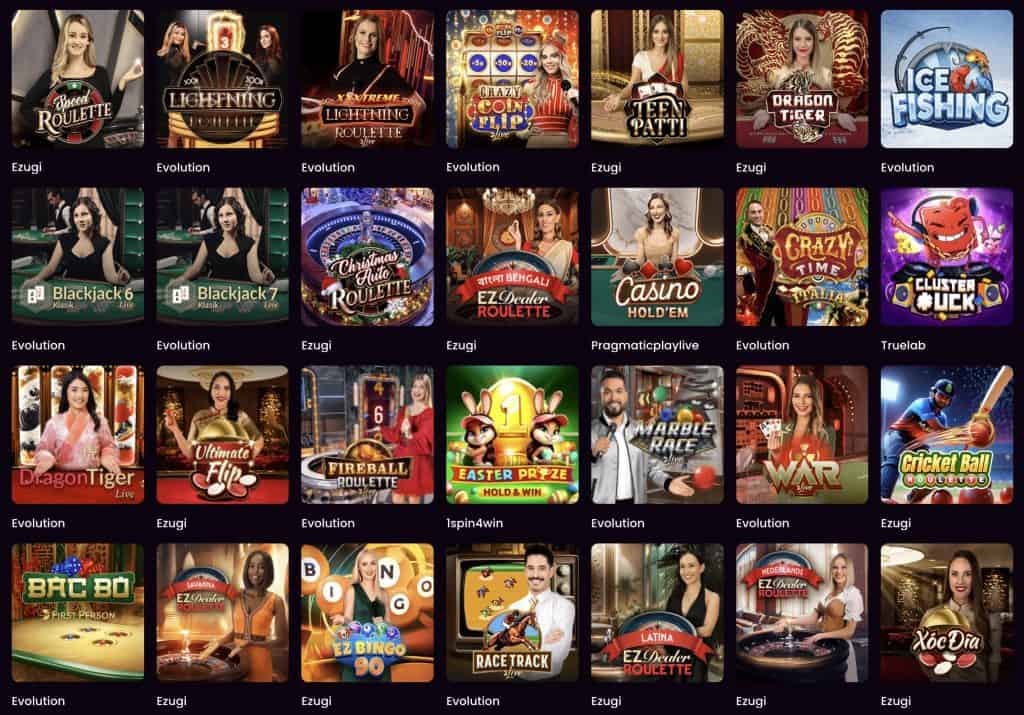 iWild Casino - Live Casino