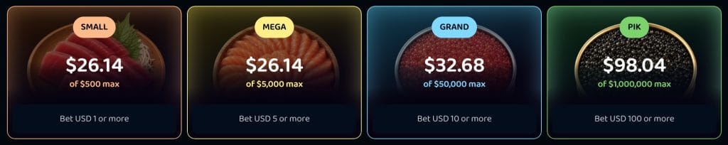PikeCasino - Jackpots